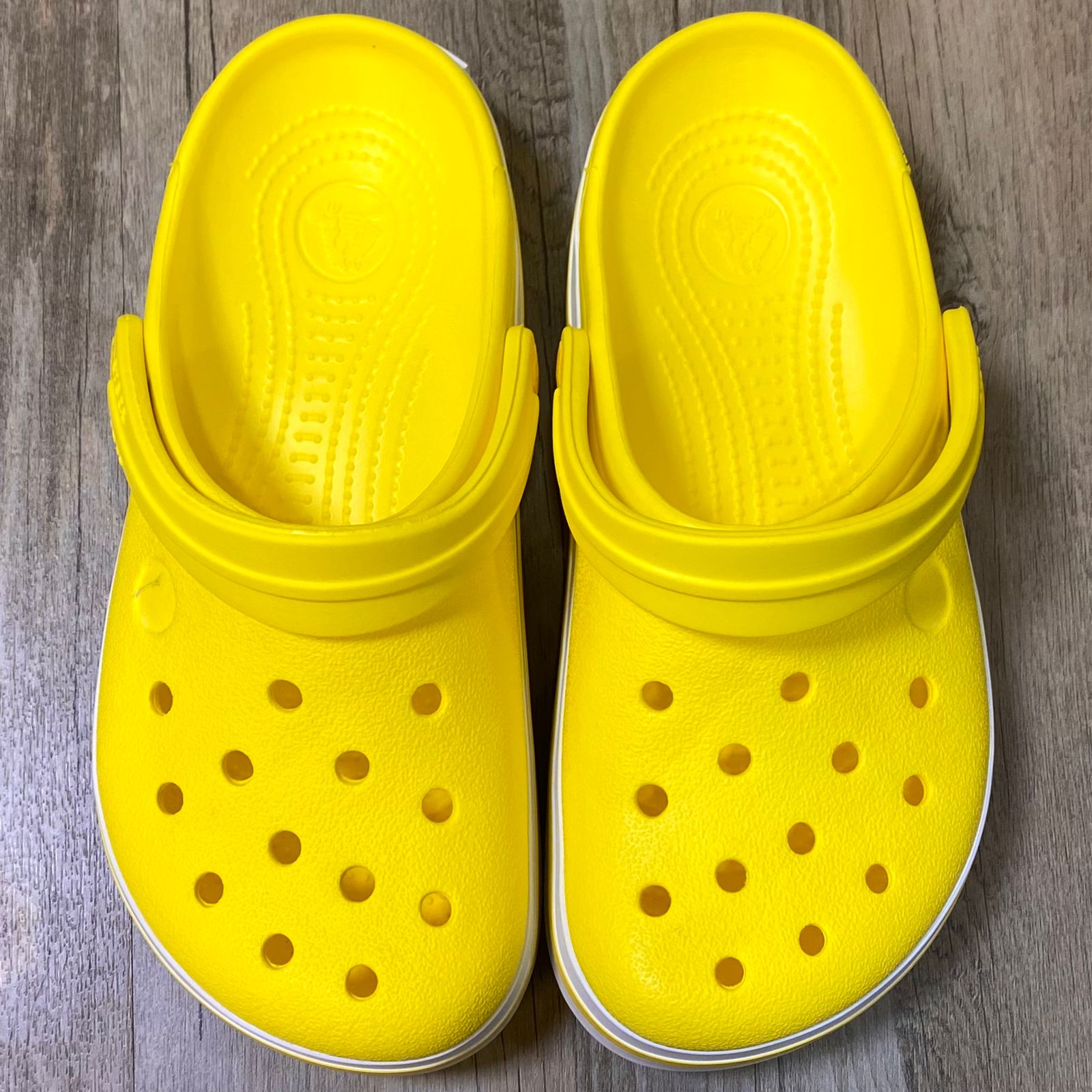 Dép Crocs Duet Sport Clog HN2 Yellow